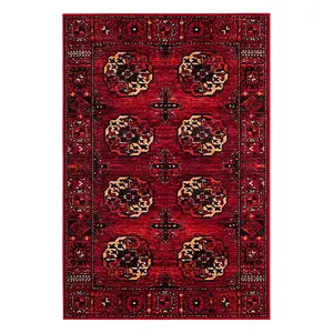 Винтажный ковер-медальон в рамке Хамадан Миккен Safavieh, мультиколор, 199x199 см