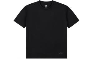 Футболка унисекс черная Asics, черный