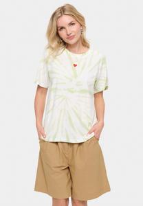 Футболка с принтом HELLIELOU Saint Tropez, зеленый