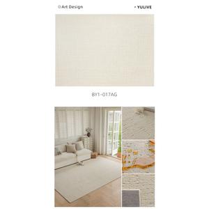 Saipos Ковер 240×340 см из ПВХ, для гостиной и спальни, кремовый, светлый люкс, не требует стирки