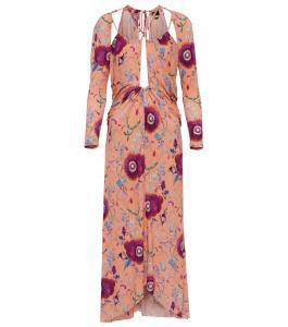 Платье миди Jadessi с цветочным вырезом Isabel Marant, Papaya