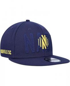 Мужская темно-синяя кепка Nashville SC Kick Off 9FIFTY Snapback New Era