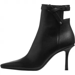 Jimmy Choo Ботинки женские Camie черные, высота каблука 8,5 см