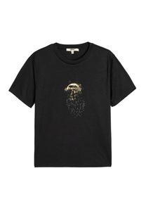 Футболка с принтом Koton, антрацит