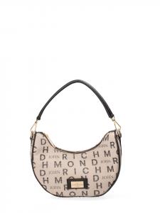 Наплечная сумка John Richmond, цвет beige and black and gold