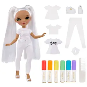 Детская кукла Rainbow High Color & Create Green Eyes doll, мультиколор