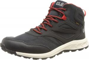 Кроссовки для ходьбы Jack Wolfskin унисекс среднего верха, красный/синий