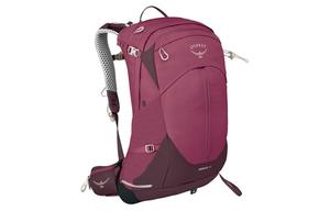 OSPREY 24-литровый походный рюкзак из нейлона унисекс, Berry Red