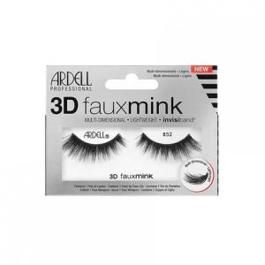 Ресницы ARDELL Professional 3D Faux Mink 852 из синтетического веганского черного цвета - Style 852, сверхлегкие, гибкие и многоразовые