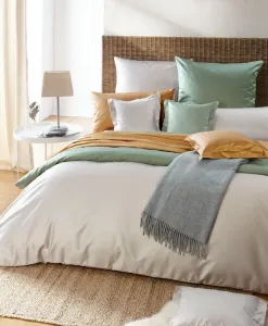 Наволочка Basic Plain Mako Satin Pillowcase, цвет 3527 denim, размер 80/80 Curt Bauer