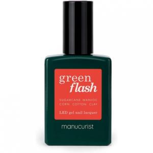 Green Flash Полуперманентный лак для коралловых рифов Веганский Экологичный Manucurist