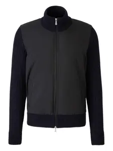 Кардиган с ребристой отделкой Gran Sasso, черный