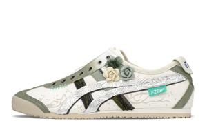 Кроссовки Onitsuka Tiger MEXICO 66 Lifestyle Shoes Unisex Low-top White/beige/green, зеленый