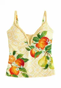 Бикини с глубоким вырезом и фруктами, стандартного кроя. B By Ted Baker, Yellow Fruit