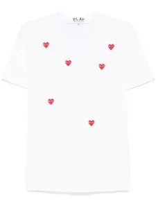 Футболка с принтом Comme Des Garçons Play, белый