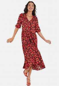 Платье из джерси Threadbare, цвет rot schwarz