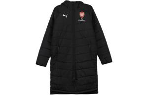 Пальто-парка мужское черное Puma, черный