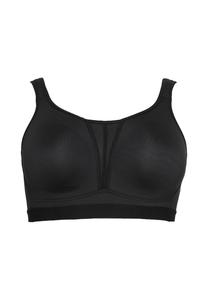 Спортивный бюстгальтер с двумя вариантами ношения sheego, черный