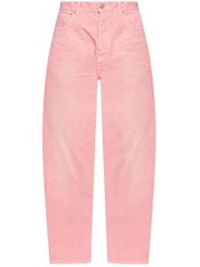 Широкие джинсы Balenciaga, розовый