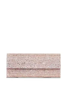 Клатч Sweetie с блестками JIMMY CHOO, розовый