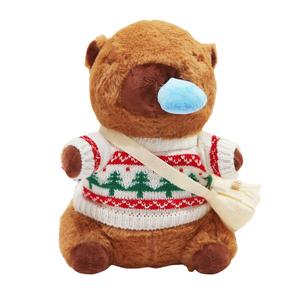 Плюшевая кукла Snotty Dressing Capybara высотой 25 см Whoops