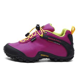 MODE FULL Амортизирующие противоскользящие износостойкие водонепроницаемые поддерживающие ударопрочные низкие треккинговые туфли женские Rose Red, цвет Rose Red