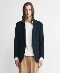 Двусторонний пиджак District Tropical на пуговицах United Arrows, цвет Navy