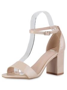 Сандалии на плоской подошве VAN HILL Klassische Sandaletten Amelia, цвет beige lack