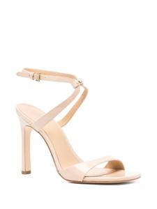 Michael Michael Kors босоножки с логотипом, нейтральный цвет