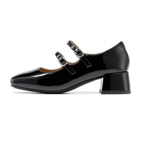 Туфли Мэри Джейн женские AOKANG, Black 1254111025B