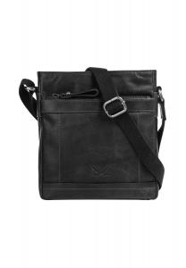 Сумка через плечо, натуральная кожа SANSIBAR, черный