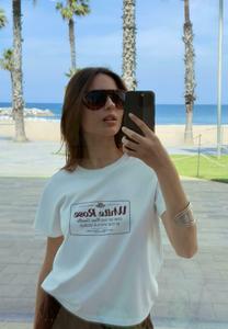 Футболка Bershka SHORT SLEEVE, White