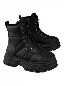 Buffalo Черные ботильоны