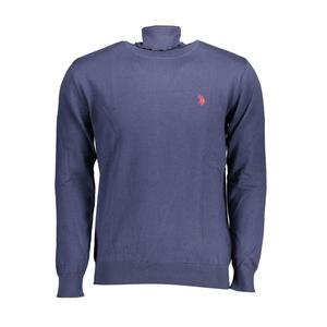 Синий хлопковый свитер U.S. Polo Assn.