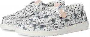 Кроссовки Hey Dude Kids Wendy Minnie Mouse Print, цвет Grey Multi