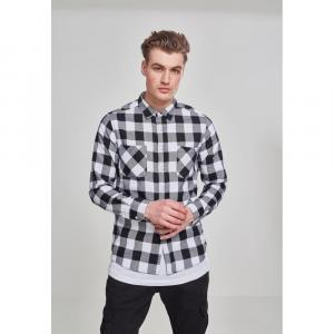 Рубашка Urban Classics Basic Flannel, черный