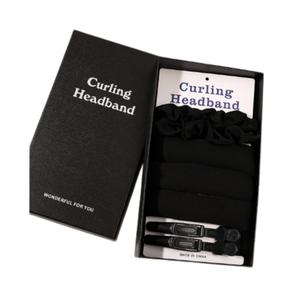 ECARLA - Щипцы для завивки волос и ролик для завивки волос в коробке, черный