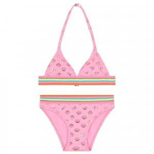 Бикини с розовым принтом «ракушка» Billieblush