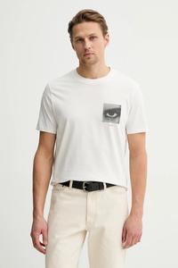 Хлопковая футболка deyss HUGO, бежевый