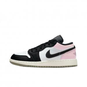 Jordan Баскетбольные кроссовки Air 1 Cherry Blossom Pink, износостойкие, низкие, унисекс, розовые