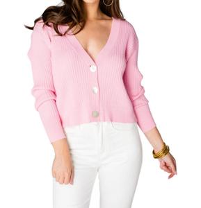 Ноа свитер с рубчиком в розовом цвете BUDDYLOVE