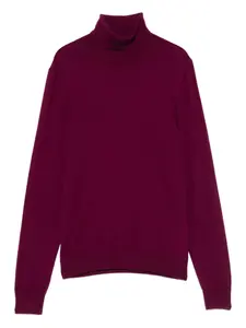 Кашемировый свитер с высоким воротником Eric Bompard, фиолетовый