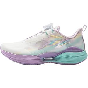 Кроссовки для бега для детей дошкольного возраста LINING YOUNG, белый/желтый/фиолетовый