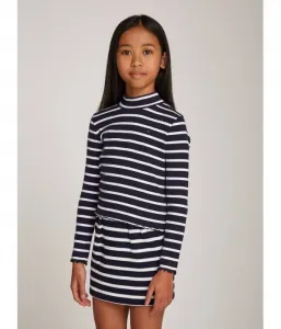 Блуза slim fit Tommy Hilfiger, темно-синий