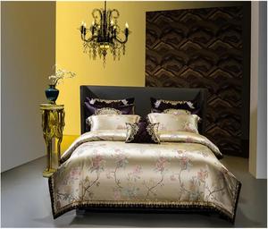 YUSIWOAL Комплект постельного белья из египетского хлопка шик люкс жаккард One Color