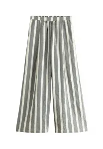 Брюки с широкими штанинами, крой для высоких людей Next, Monochrome Stripe