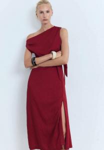 Платье Mango Day dress, Bordeaux