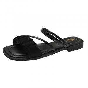 TAFN Тапочки-слайды женские черные