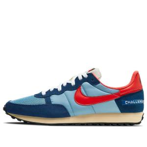 Кроссовки challenger og 'label maker pack - blue void red' Nike, синий