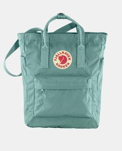 Бирюзовая сумка-тоут унисекс Kanken, трансформируемая в рюкзак Fjällräven, бирюзовый